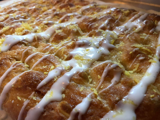 WEDNESDAY SPECIAL: Slices of Sicilian Lemon Drizzle Focaccia (HD6)